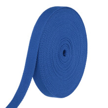 sourcing map Cotton Webbing 20mm x 10m (W x L) Polyester Cotton Weave Webbing Strap Twill Tape Ribbon for Art and Crafts Webbing Tote Bag Handles