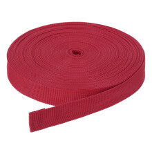 DMiotech 25 Yard x 1 Inch Width Nylon Webbing Strap Poly Flat Webbing Strapping for DIY Craft Backpack Strapping, Sewing, Outdoor Gear Repair, Dark