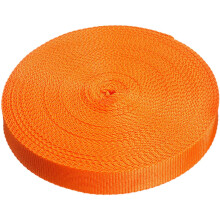 Direct Manufacturing 25mm x 50m Webbing Roll Polypropylene for DIY, Straps, Harnesses, Lashing and more | 970lb / 440kg breaking strain | Made in UK