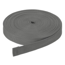 DMiotech 50 Yard x 1 Inch Width Nylon Webbing Strap Poly Flat Webbing Strapping for DIY Craft Backpack Strapping, Sewing, Outdoor Gear Repair, Dark