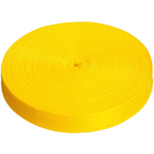 Direct Manufacturing 25mm x 50m Webbing Roll Polypropylene for DIY, Straps, Harnesses, Lashing and more | 970lb / 440kg breaking strain | Made in UK