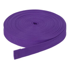DMiotech 25 Yard x 1 Inch Width Nylon Webbing Strap Poly Flat Webbing Strapping for DIY Craft Backpack Strapping, Sewing, Outdoor Gear Repair, Dark