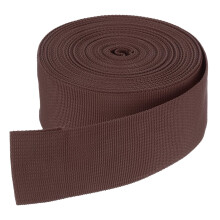 DMiotech 10 Yard x 2 Inch Width Nylon Webbing Strap Poly Flat Webbing Strapping for DIY Craft Backpack Strapping Sewing, Outdoor Gear Repair, Dark