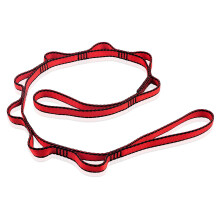 DASKING Daisy Chain 110cm Yoga Hammock Extension Strap, 23KN Strong Multi Loops Adjustable Nylon Yoga Exercise Band for Stretching, Pilates, Fitness