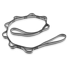 DASKING Daisy Chain 110cm Yoga Hammock Extension Strap, 23KN Strong Multi Loops Adjustable Nylon Yoga Exercise Band for Stretching, Pilates, Fitness