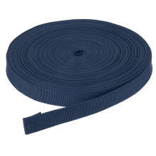 DMiotech 10 Yard x 3/4 inch Width Nylon Webbing Strap Poly Flat Webbing Strapping for DIY Craft Backpack Strapping, Sewing, Outdoor Gear Repair, Navy
