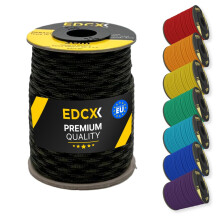 EDCX 4mm Nylon Paracord 550 30m (100 feet) | Ideal for Camping, Survival, Outdoor, Crafting, DIY | 100% Nylon Rope 4mm | Paracord 550 Type III in