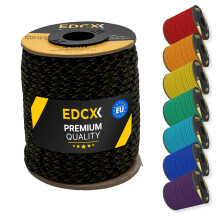 EDCX 4mm Nylon Paracord 550 30m (100 feet) | Ideal for Camping, Survival, Outdoor, Crafting, DIY | 100% Nylon Rope 4mm | Paracord 550 Type III in