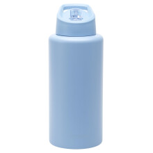 Double Wall Stainless Steel 1 Litre Reusable Water Bottle - Blue