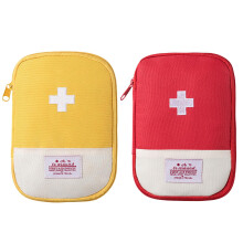 EQLEF Travel First Aid Kit First Aid Bag Empty Mini Medicine Storage Bag First Aid Pouch Small Medical Bag for Car Hiking Camping Outdoor Activities