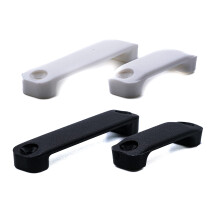 J Clarke Marine Pack of 4-25mm and 50mm Webbing bridges made from heavy duty nylon (50mm Black)