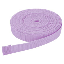 DMiotech 10 Yard x 3/4 inch Width Nylon Webbing Strap Poly Flat Webbing Strapping for DIY Craft Backpack Strapping, Sewing, Outdoor Gear Repair, Pink