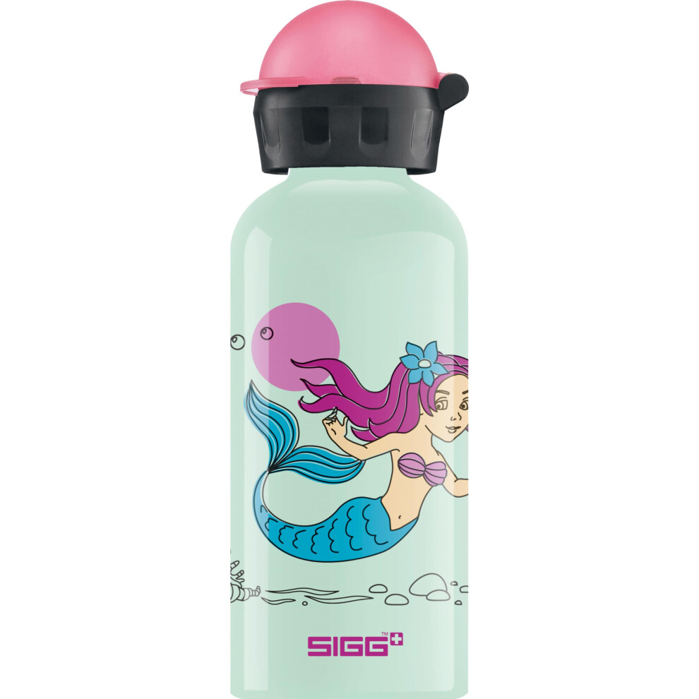 Sigg - Aluminium Water Bottle For Kids - Kbt Nixie - Leakproof - Lightweight - Bpa Free - Climate Partner Certified - School & Sports - Light Green