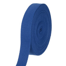 sourcing map Cotton Webbing 1 Inch 11 Yard Polyester Cotton Weave Webbing Strap Twill Tape Ribbon for Arts and Crafts Webbing Tote Bag Handles Cloth
