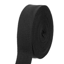 sourcing map Cotton Webbing 1.5 Inch 11 Yard Polyester Cotton Weave Webbing Strap Twill Tape Ribbon for Arts and Crafts Webbing Tote Bag Handles Cloth