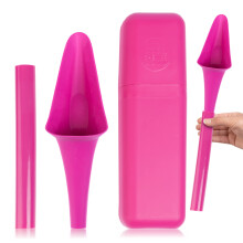 SHEWEE Flexi + Case - Reusable Pee Funnel ? A Flexible, Larger Version Of The Original Female Urination Device Since 1999! Quickly, Easily &