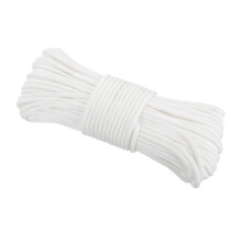 Rebower 550 Paracord Rope 31m, 4mm Thin Paracord Nylon Cord 7-Strand Core [for Tent Camping Outdoor Gear] - White
