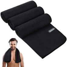 KinHwa KinWa Microfiber Gym Towels for Men and Women Super Absorbent and Ultra Soft Sports Towel Ideal for Gym, Workout, Travel, Camping, Hiking,