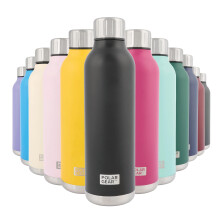 Polar Gear Stainless Steel Water Bottle - 500ml Vacuum Insulated Metal Water Bottle, Double Wall, Leakproof Drinks Bottle - 12H Hot, 24H Cold -