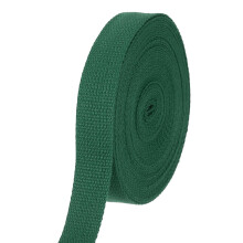 sourcing map Cotton Webbing 1 Inch 11 Yard Polyester Cotton Weave Webbing Strap Twill Tape Ribbon for Arts and Crafts Webbing Tote Bag Handles Cloth