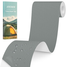 ANOMM Canvas Repair Patch, Self-Adhesive Fabric Patch, Waterproof Outdoor Gear Patchs for Canvas, Tents, Car Seats, RV Roofs, and Luggage (10 * 200cm,