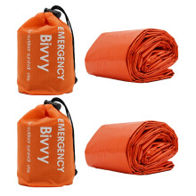 2 PCS Emergency Sleeping Bag,Bivvy Bag,Survival Sleeping Bag,Camping Bivy Sacks,Emergency Blankets,Survival Sleeping Bag for Camping and Outdoor