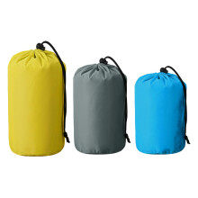 Fascetta 3Pcs Stuff Sack Waterproof Outdoor Small Items Storage Stuff Bag Portable Hanging Drawstring String Nylon Sacks for Boating Hiking Camping