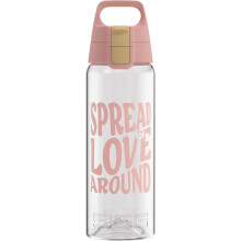 Sigg - Tritan Water Bottle - Total Color ONE Spread Love - Suitable For Carbonated Beverages - Dishwasher Safe - Leakproof - Featherweight BPA Free -