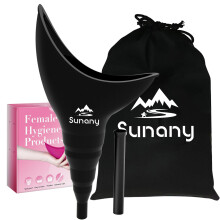 Urinella for Women, Female Urinal Silicone Funnel, Portable Urinal for Women, Standing to Pee Funnel, Reusable Women's Urinal for Women, Outdoor,