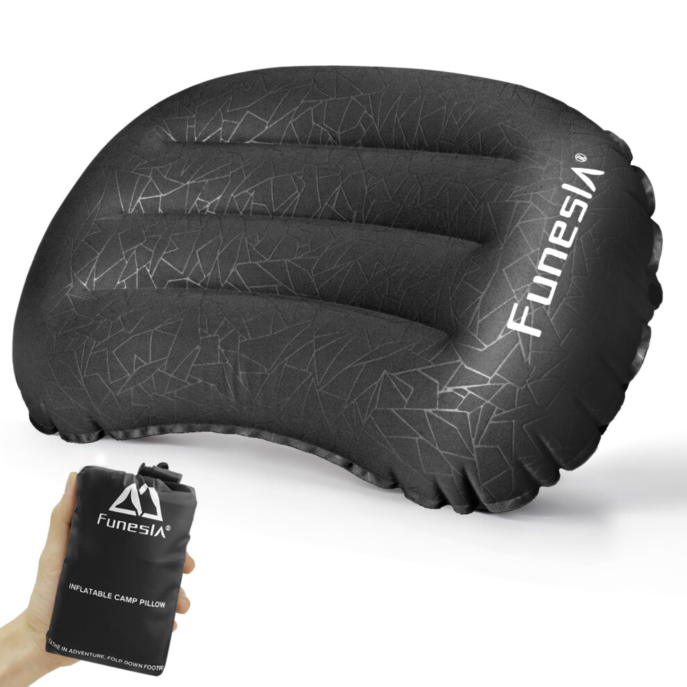 Photos - Travel Pillow Funesla Ultralight Inflatable Camping Pillow, Compact Anti-Slip Inflatable Pillow for Camping Travel Backpacking Beach Fishi
