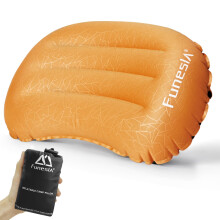 Funesla Camping Pillow for Adults Kids, Inflatable Pillow for Camping, Anti-Slip Compact Inflatable Travel Pillows Ultralight Blow Up Pillows for