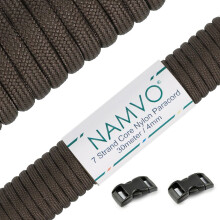 Namvo 550 Paracord Mil Spec Type III 7 strand parachute cord Total Length 100ft / 30 Meters, Gunner