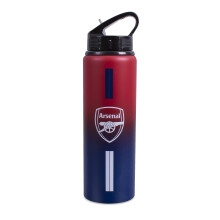 Hy-Pro Arsenal F.C. Team Merchandise 750ml Aluminium Fade Water Bottle, White, One Size