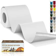 Cahomo Nylon Repair Patch 7.62x200 cm Nylon Repair Tape Self Adhesive Nylon Fabric Tape Outdoor Camping Gear Nylon Repair kit for Tent, Umbrella, Down
