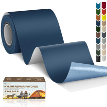Cahomo Nylon Repair Patch 7.62x200 cm Nylon Repair Tape Self Adhesive Nylon Fabric Tape Outdoor Camping Gear Nylon Repair kit for Tent, Umbrella, Down