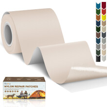 Cahomo Nylon Repair Patch 7.62x200 cm Nylon Repair Tape Self Adhesive Nylon Fabric Tape Outdoor Camping Gear Nylon Repair kit for Tent, Umbrella, Down