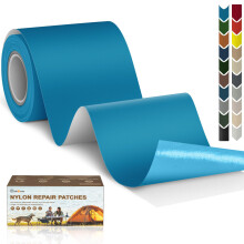Cahomo Nylon Repair Patch 7.62x200 cm Nylon Repair Tape Self Adhesive Nylon Fabric Tape Outdoor Camping Gear Nylon Repair kit for Tent, Umbrella, Down