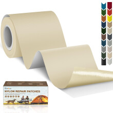 Cahomo Nylon Repair Patch 7.62x200 cm Nylon Repair Tape Self Adhesive Nylon Fabric Tape Outdoor Camping Gear Nylon Repair kit for Tent, Umbrella, Down