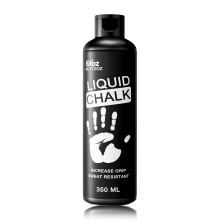 OUTTDOZ Pro Grade Liquid Chalk Mess-Free Gym Chalk for Weightlifting, Gymnastics, Rock Climbing, Dancing, Dries in Seconds| 350ML 1-Pack