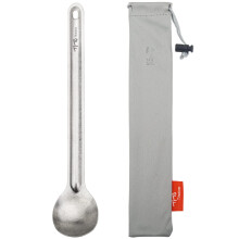 TiTo Titanium Long Handle Spork and Spoon Eco-Friendly Ultralight Portabale Flatware for Outdoor Camping Backpacking Hiking Travel Picnic Tableware