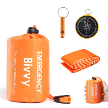 Survival Bag, Emergency Sleeping Bag, Survival Sleeping Bag, Reusable Survival Bivvy Bag,Waterproof Emergency Blanket, Ultralight, Heat-Repellent,