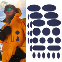 Skystuff 51 Pieces Down Jacket Patches Nylon Repair Tape, Tent Repair Kits, Self-Adhesive Repair Patch for Jacket Tent Outerwear Repair, Fix Holes in