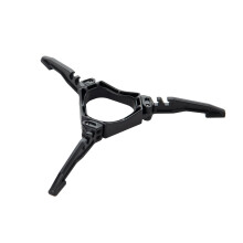 Fire-Maple Gas Canister Stand Foldable Fuel Gas Tank Bracket Support Gas Bottle Tripod Cartridge Holder for Camping Picnic Bikepacking (Black)