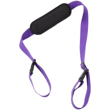 GORGECRAFT Scooter Straps Adjustable Carrying Strap with Non-Slip Shoulder Pad Blue Violet Beach Chair Replacement Universal Carry Strap Yoga Mat