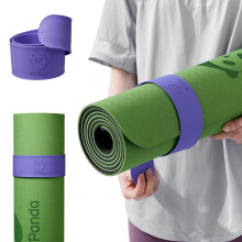 Slim Panda Yoga Mattenband,Yoga Mat Carrier is Designed to keep Your Yoga Mat Tightly Rolled in Seconds, Fits Most Yoga Mats (60 cm L x 5 cm W)
