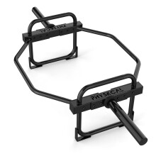 PhysKcal Olympic Trap Bar, Hex Barbell Bar with ? 2'' Smooth Sleeves, Easy Load and Unload Barbell Design for Weight Lifting Beginners- Ideal for