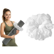 Slim Panda Yoga Mat Strap, 2-in-1 Yoga Mat Carrier & Hair Scrunchie, Premium Velvet Adjustable Carry Strap for 1-6mm Mats | Portable, Stylish, Durable