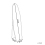 Beliani Standing Mirror LARCHE 160 cm Metal Gold 3