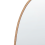 Beliani Standing Mirror LARCHE 160 cm Metal Gold 6