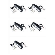 5X 30W Forklift Trailer LED Safety Warning Lights Area Safety Reversing Red Light Width Light One Word for Forklift
